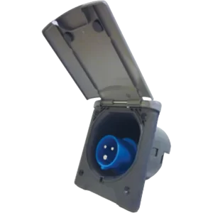Fawo Grey Flush Mains Inlet with Magnetic Lock