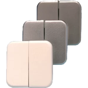 Fawo Chrome Double Finger Plate Switch