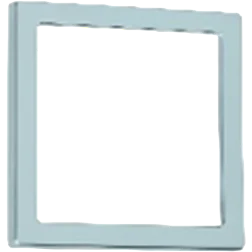 Fawo Silver Chrome single frame