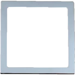 Fawo High Gloss Silver Chrome single frame