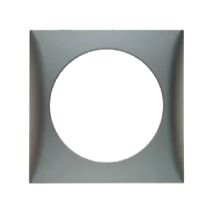 W4 Berker Flow Single Frame - Matt Chrome