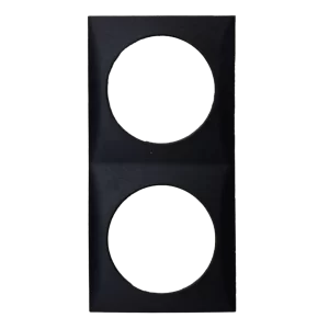 W4 Berker Flow Double Frame - Anthracite