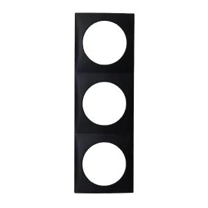 W4 Berker Pure Triple Frame - Gloss Black