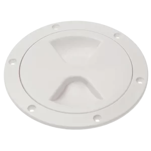 White 4" Inspection Hatch Cover