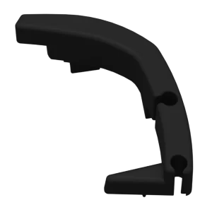 Fiamma Left Hand Pelmet End Cap Black F40 Van