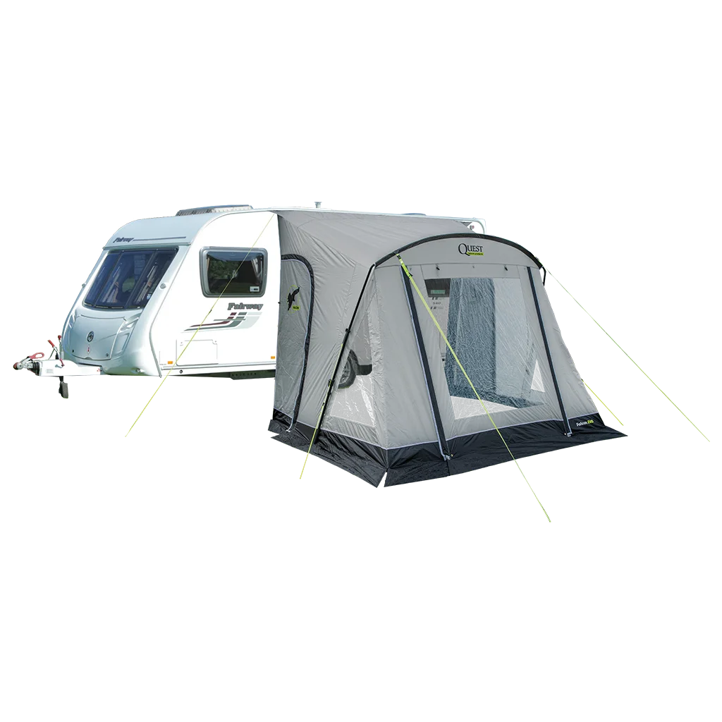 Falcon Pro 260 Poled Porch Awning - Mid Grey - Image 3