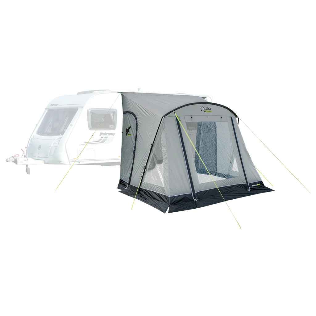 Falcon Pro 260 Poled Porch Awning - Mid Grey - Image 5