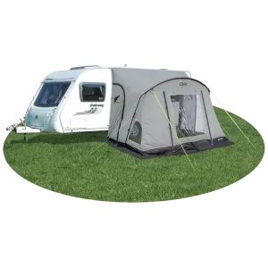 Falcon Pro 325 Poled Porch Awning - Mid Grey