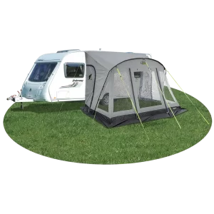 Falcon Pro 390 Poled Porch Awning - Mid Grey