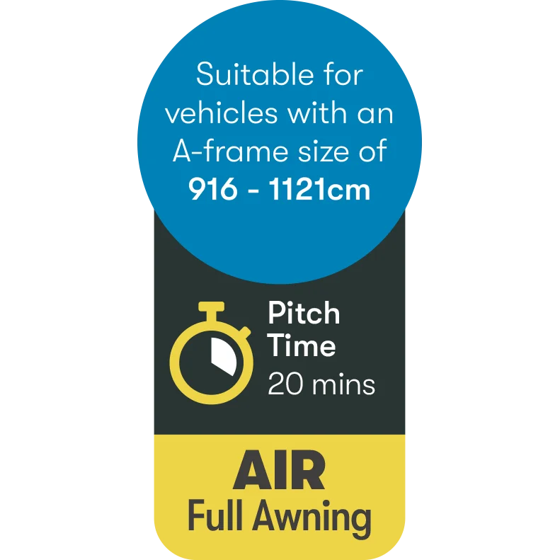Westfield Ceres Size 11 Premium Lite Caravan Air Full Awning - Image 10