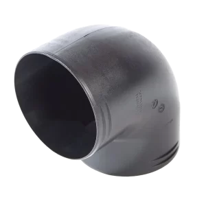 Whale Black 90mm Elbow Air Duct Fitting