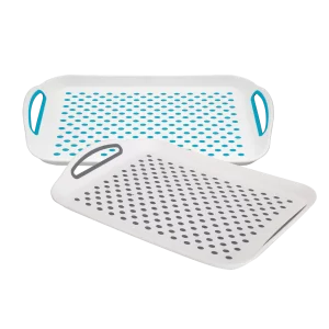 Non slip serving tray