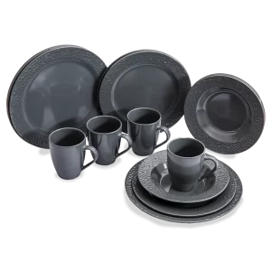 16 Piece Dinner Set Graceful Grey