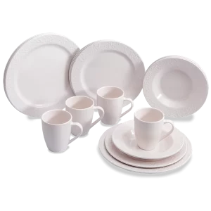 16 Piece Dinner Set Whistful White