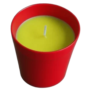 Citronella Candle (Dia6.5*H5.5cm) - Red (Order in multiples of 12)