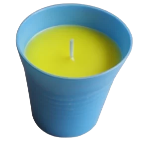 Citronella Candle (Dia10*H8.5cm) - Blue (Order in multiples of 12)