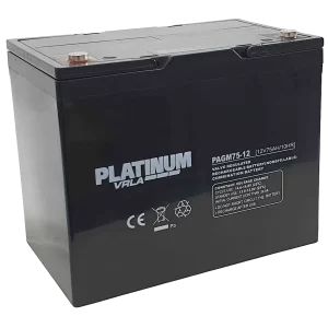 Platinum VRLA PAGM75-12 Battery