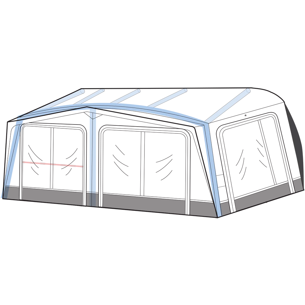 Westfield Pluto XL 2.0 Size 10 Premium Caravan Air Full Awning - Image 10