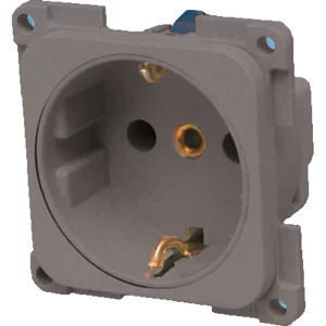 Fawo SCHUKO socket slate grey
